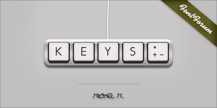 Czcionka Keys